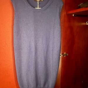 Zesica  Blue Sleeveless  sweater Dress XL NWT
